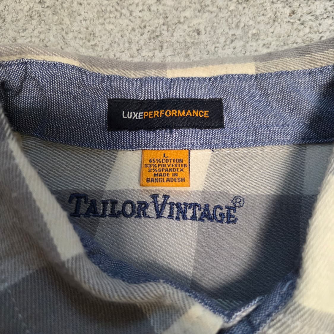 Tailor Vintage 플란넬 체크셔츠 XL(105) 상품이미지3