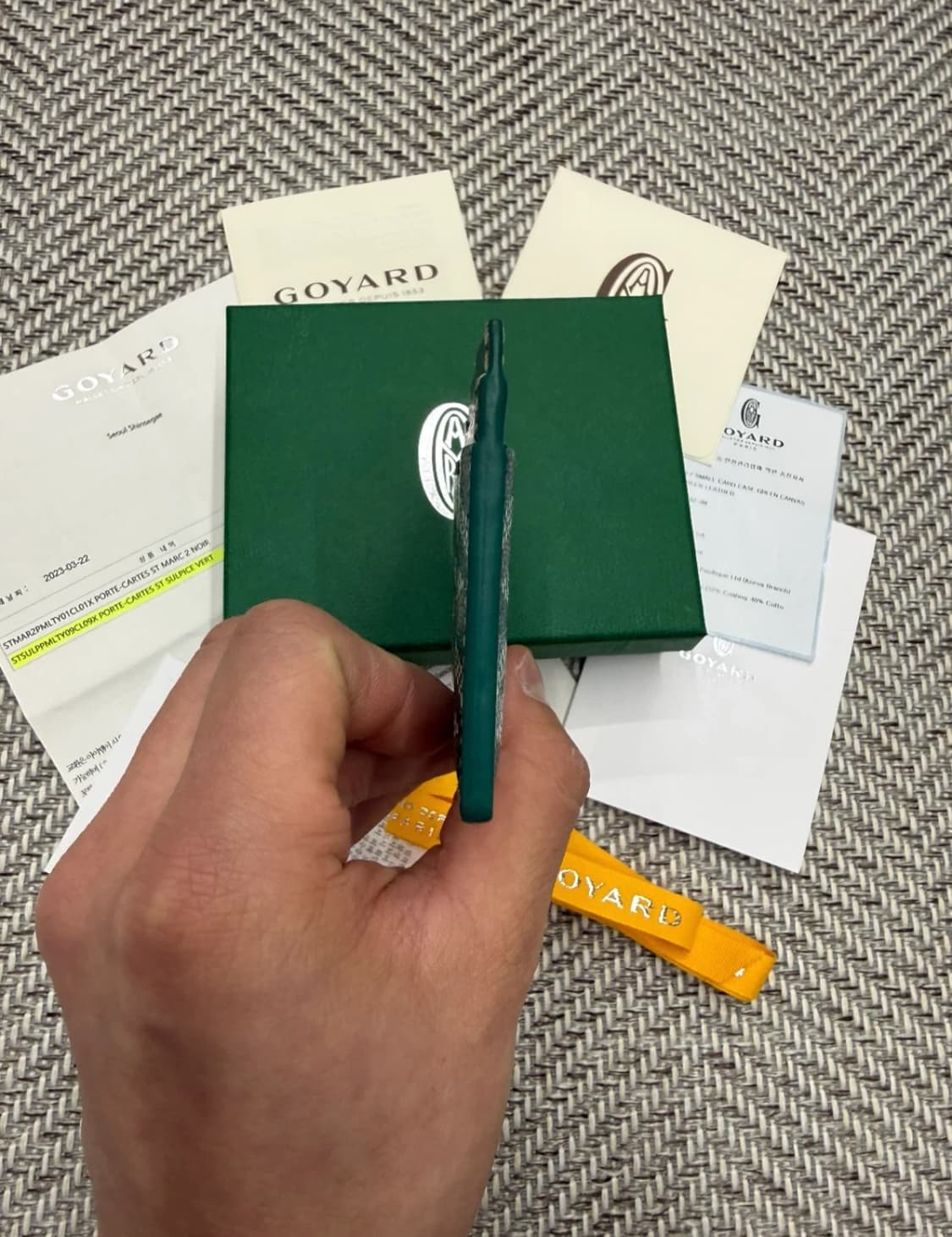 고야드 생쉴피스 카드지갑 새상품급 상품이미지5