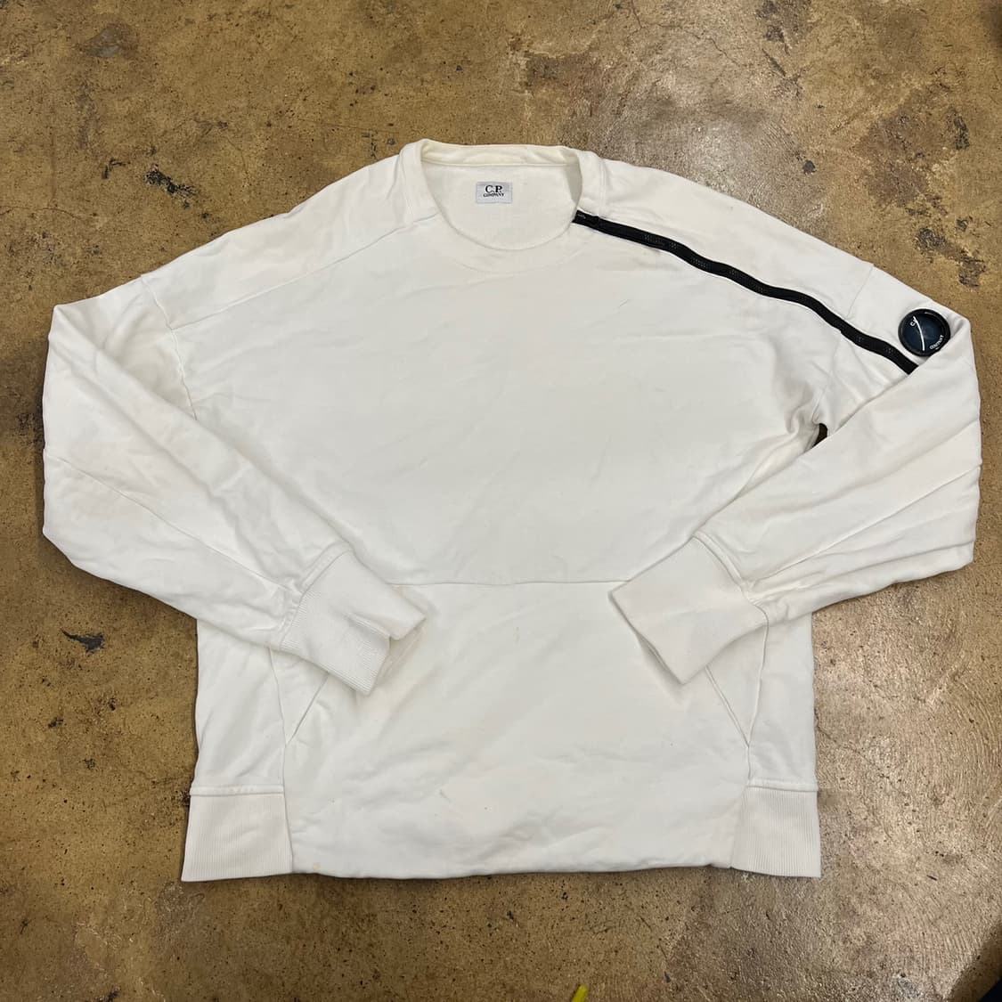 [정품/L] CP컴퍼니 화이트 렌즈 와펜 맨투맨 b18 상품이미지2