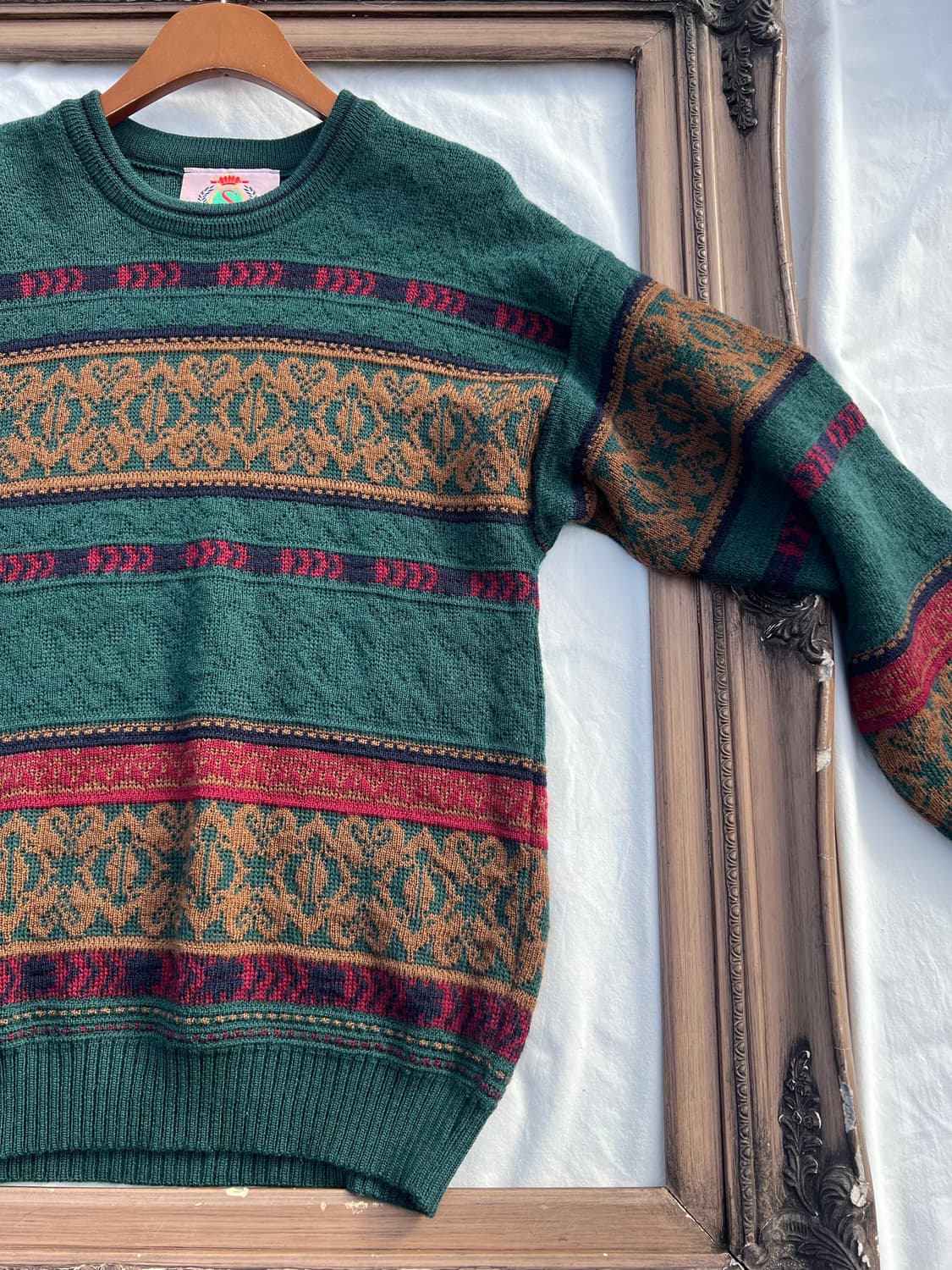 빈티지 에스닉 니트 스웨터 (Made in Australia) 상품이미지3