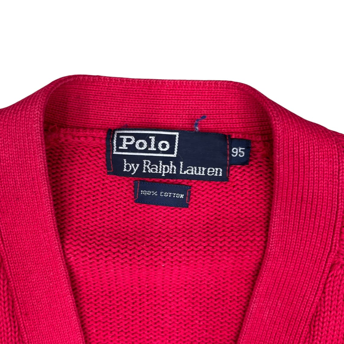 90's 폴로 코튼 가디건 상품이미지6