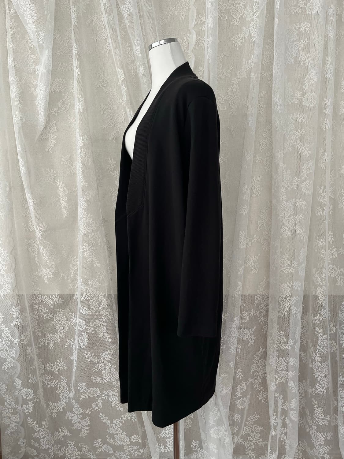 L) 코스 COS 여성 롱 가디건 블랙 상품이미지2