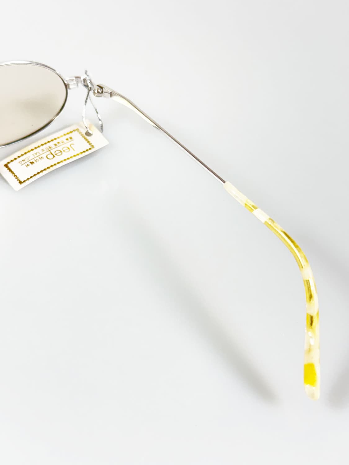 JEEP 실버 슬림 오벌 메탈 프레임 빈티지 안경 상품이미지6