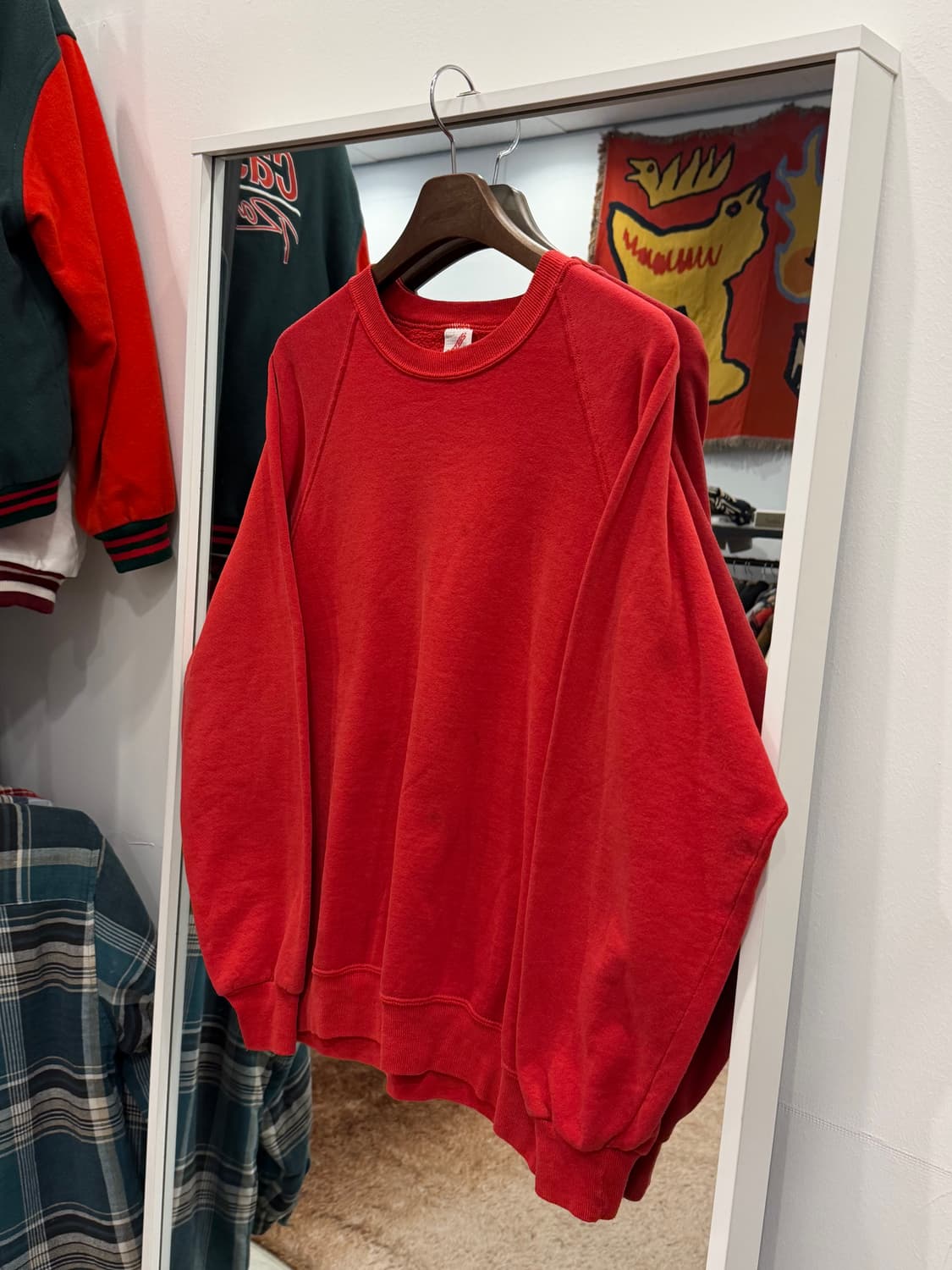 90s Jerzees 저지스 플레인 스웻 셔츠 (made in USA) 상품이미지1