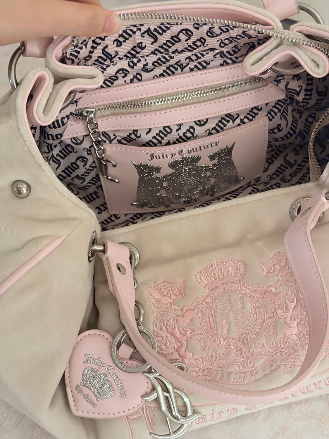 쥬시꾸뛰르 트윈독 만두백 가방 베메클 베이비베어 갸루 핀터깔 y2k 상품이미지3