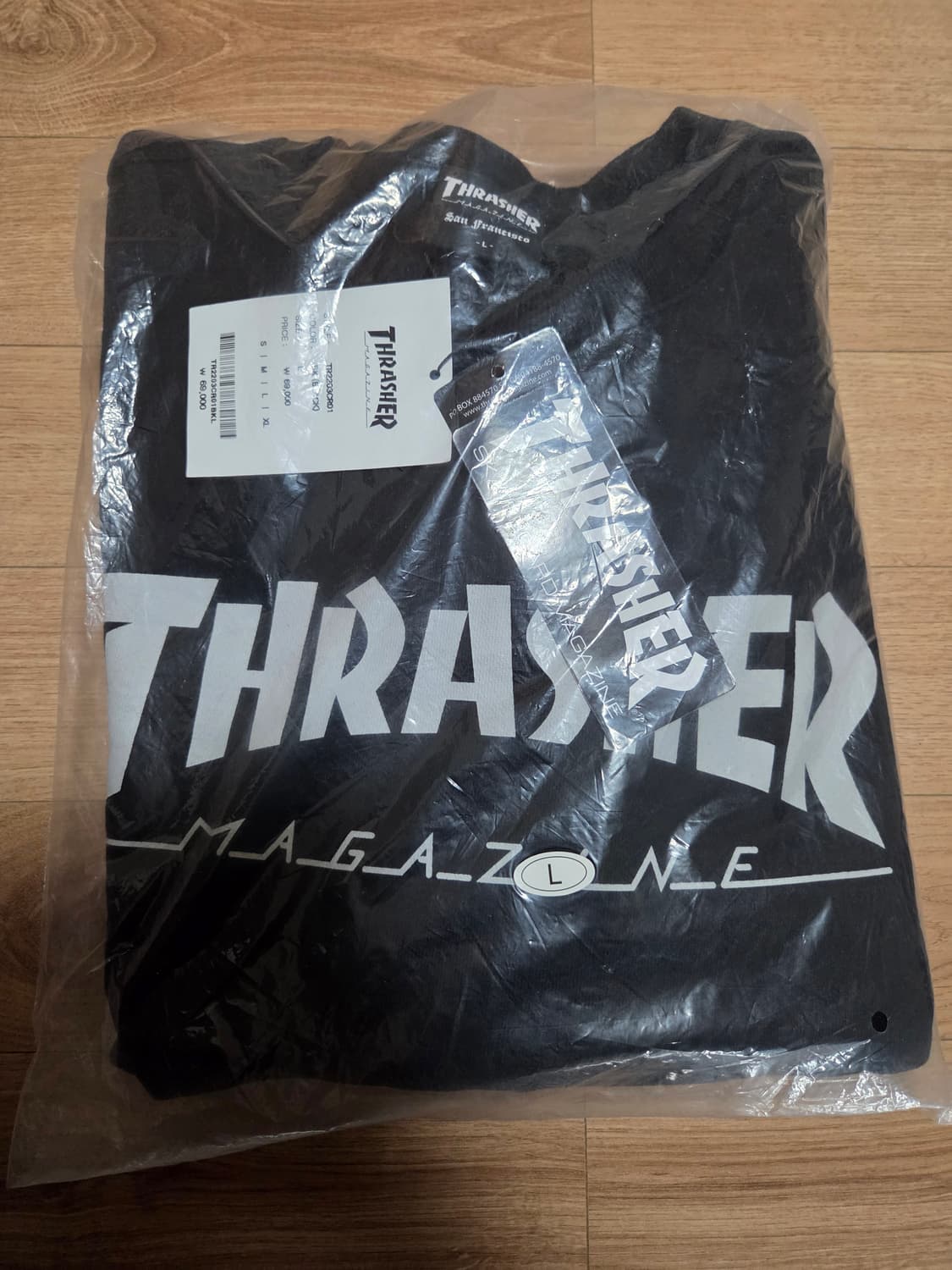 트래셔 맨투맨 새상품 L사이즈 상품이미지2