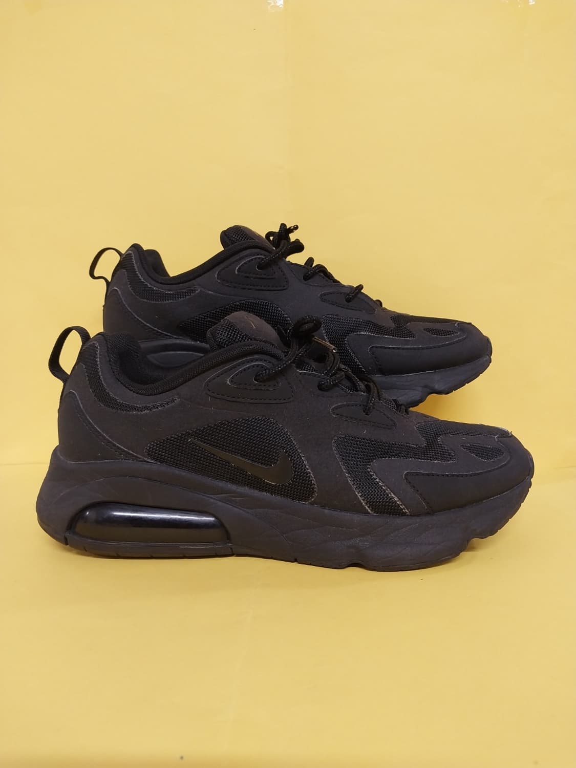 남성 나이키 에어맥스 200 트리플블랙 운동화 (255) 상품이미지3