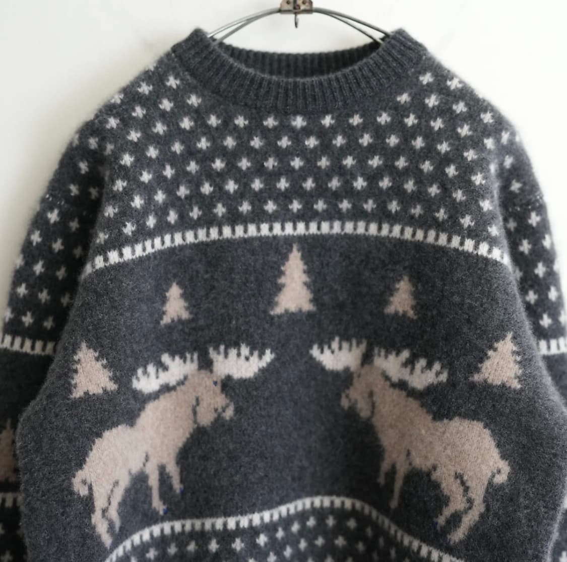 마티앤선즈 자카드 풀오버 순록 상품이미지2