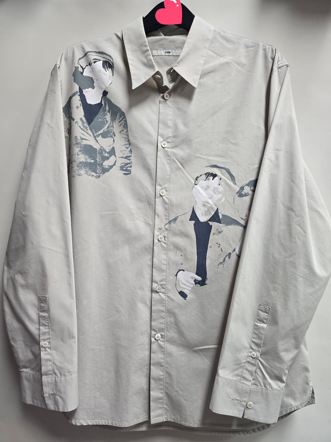 한섬)시스템 옴므  프린팅 셔츠 105 상품이미지1