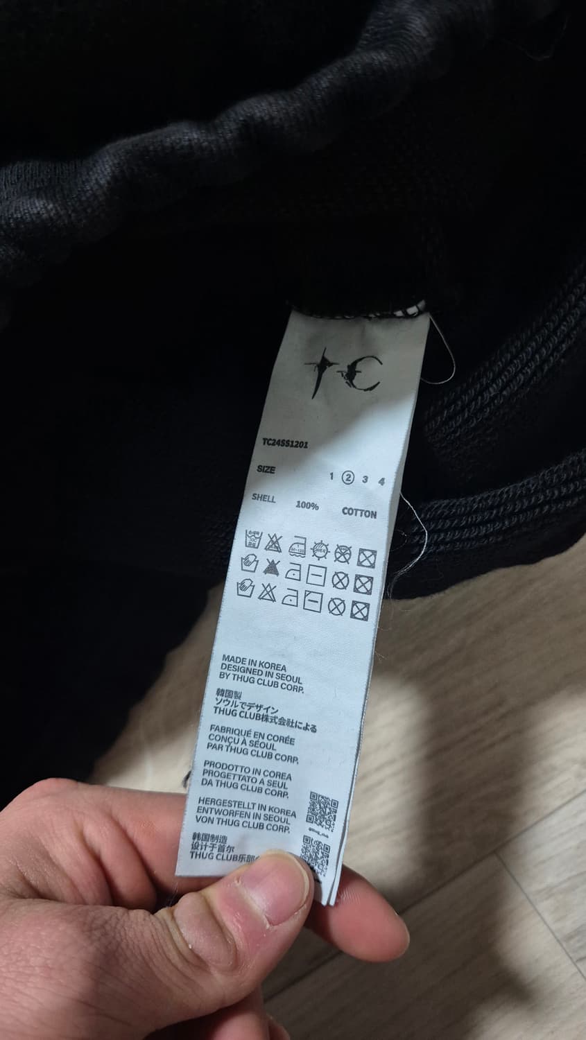 떠그클럽 피스 스터드 후드티 2사이즈 상품이미지3