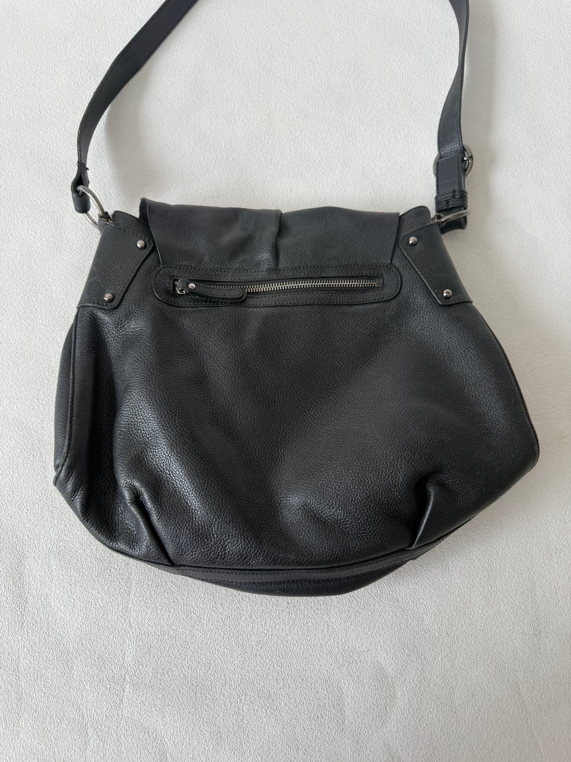Pre owned 레더 숄더백 상품이미지4