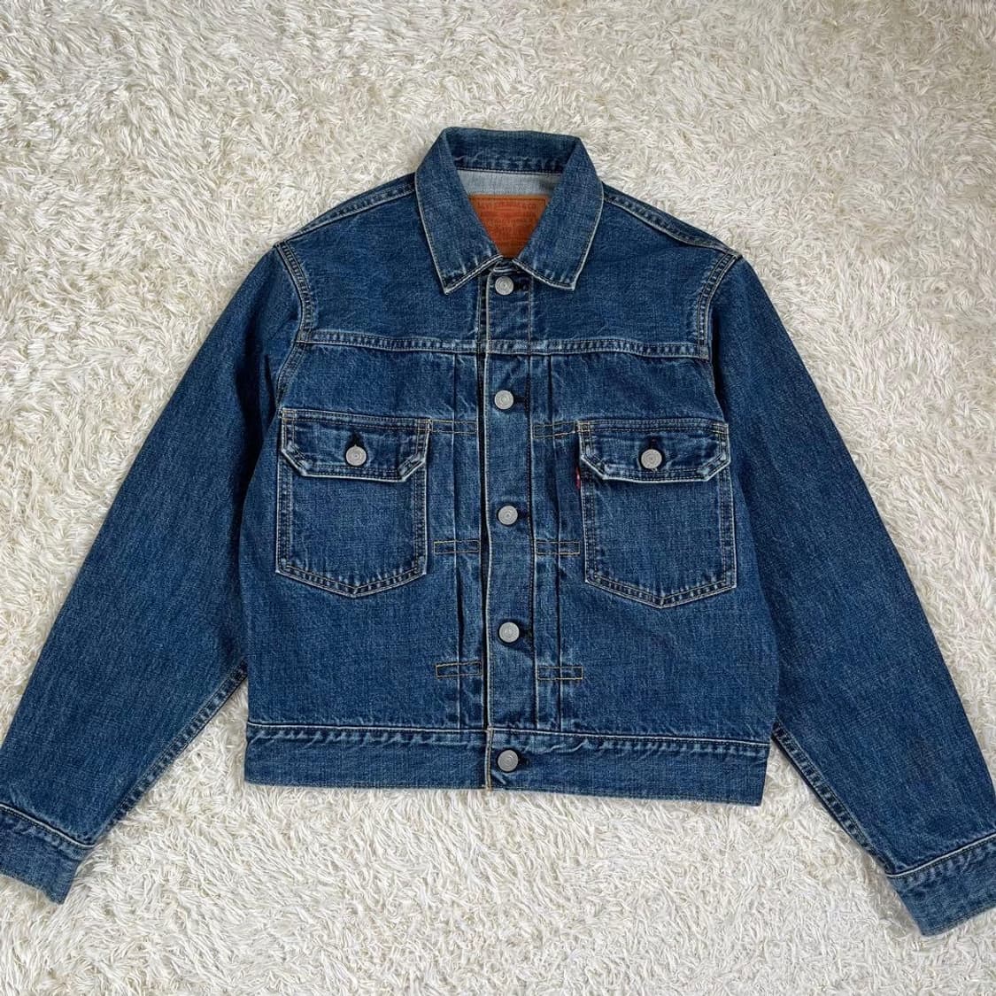 일본제 리바이스 세컨드 데님자켓 507XX 36 s사이즈 J02 BIG  상품이미지10
