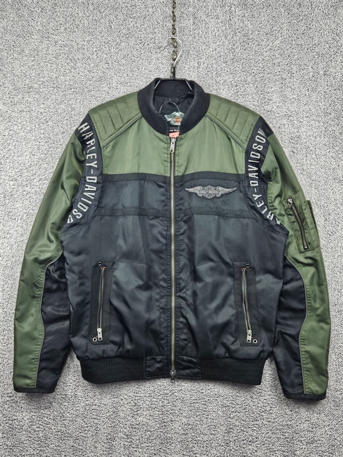 할리데이비슨 모터사이클 봄버 레이싱 자켓 ( L ) / 11670 상품이미지1