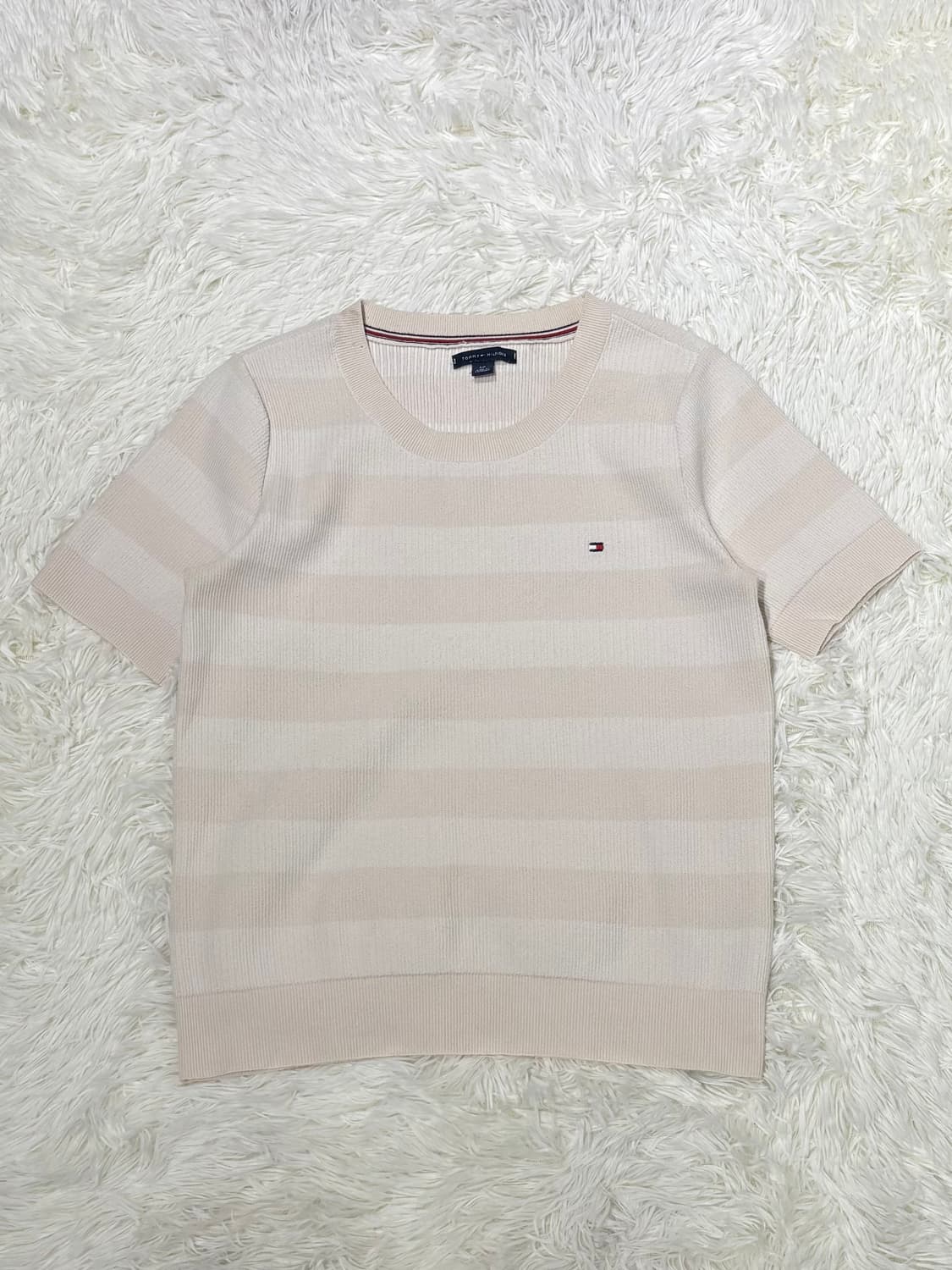 타미힐피거 스몰로고 스프라이트 반팔 니트 상품이미지4