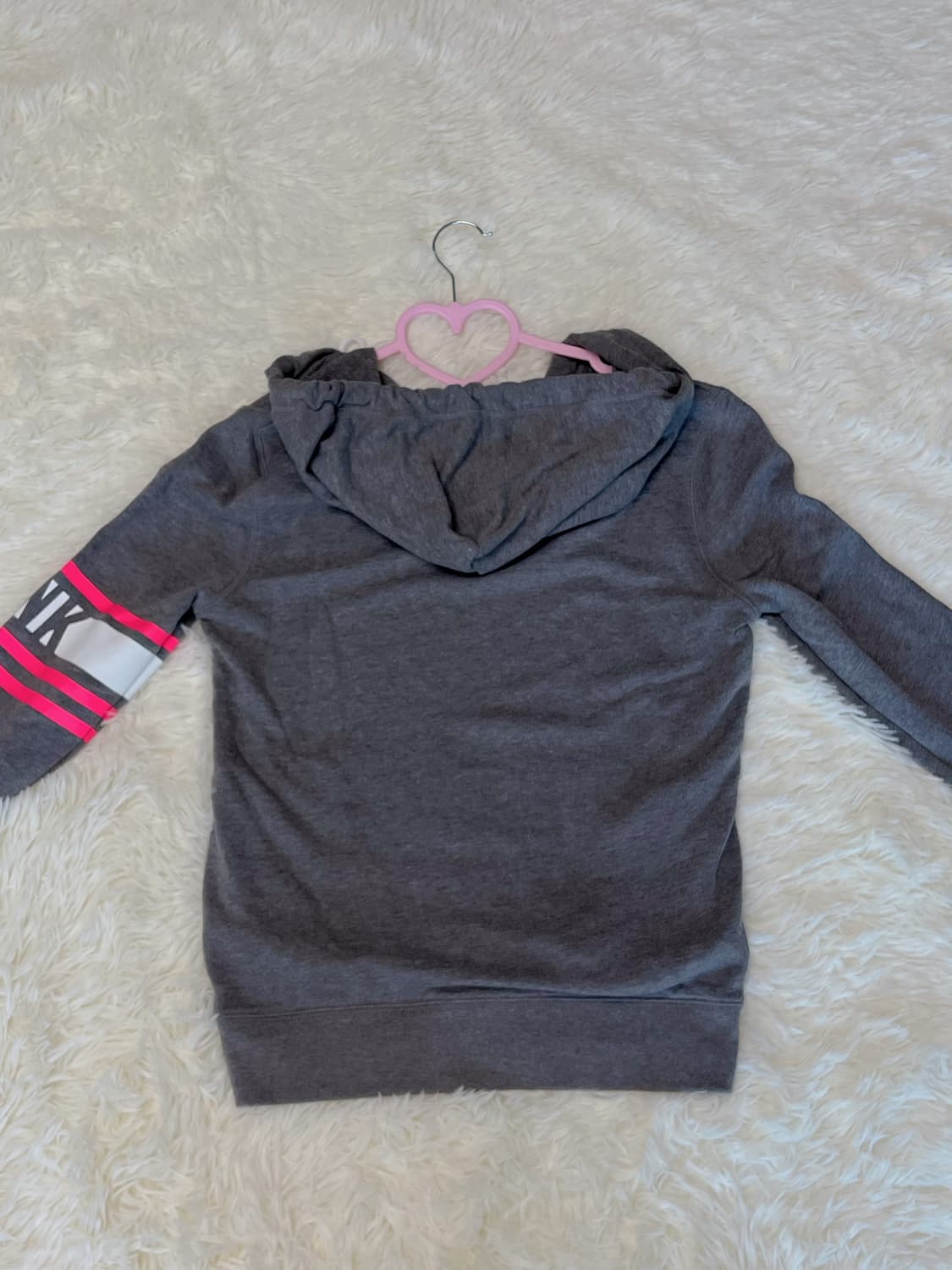 미국매장제품) PINK 그레이 후드티 상품이미지2