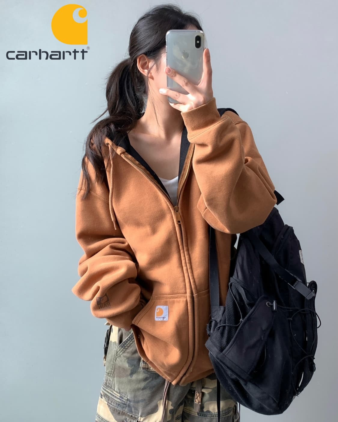 칼하트 써멀 후드집업 상품이미지2