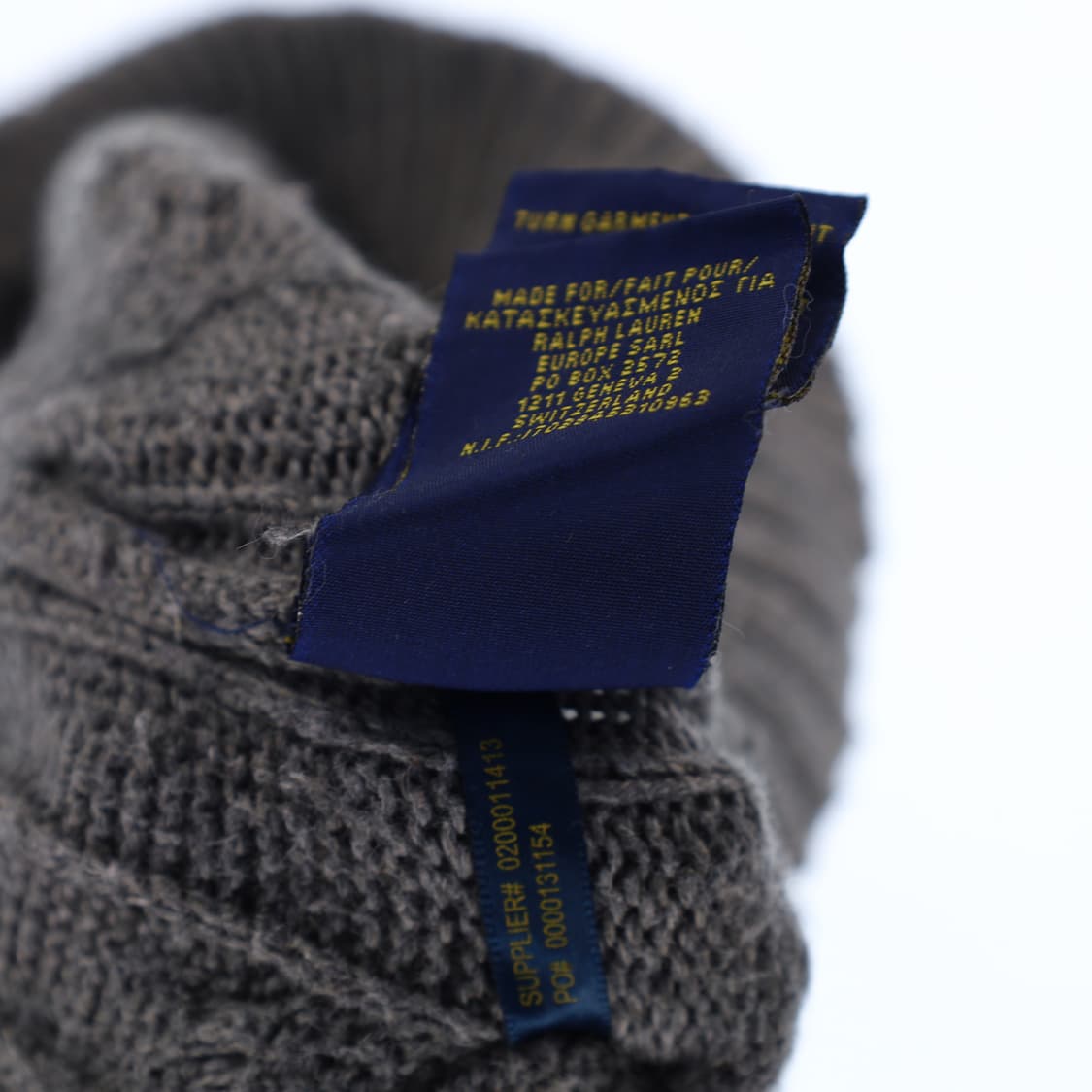 [M] 신형 폴로 랄프로렌 코튼 케이블 맨투맨 니트 N6885 상품이미지5