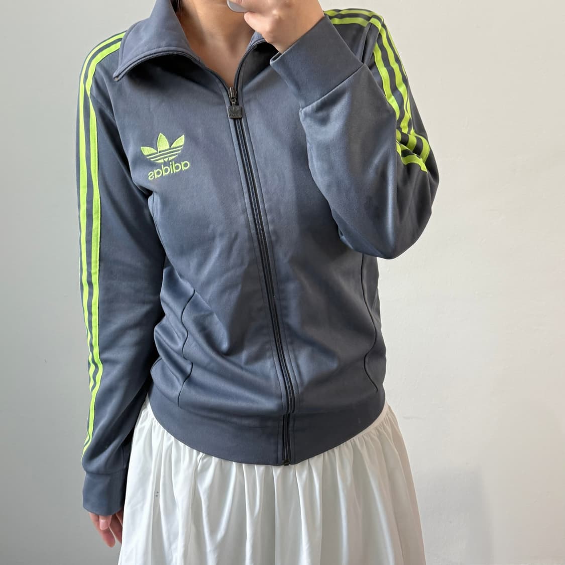 [L] 아디다스 그레이 트랙탑 져지 상품이미지2