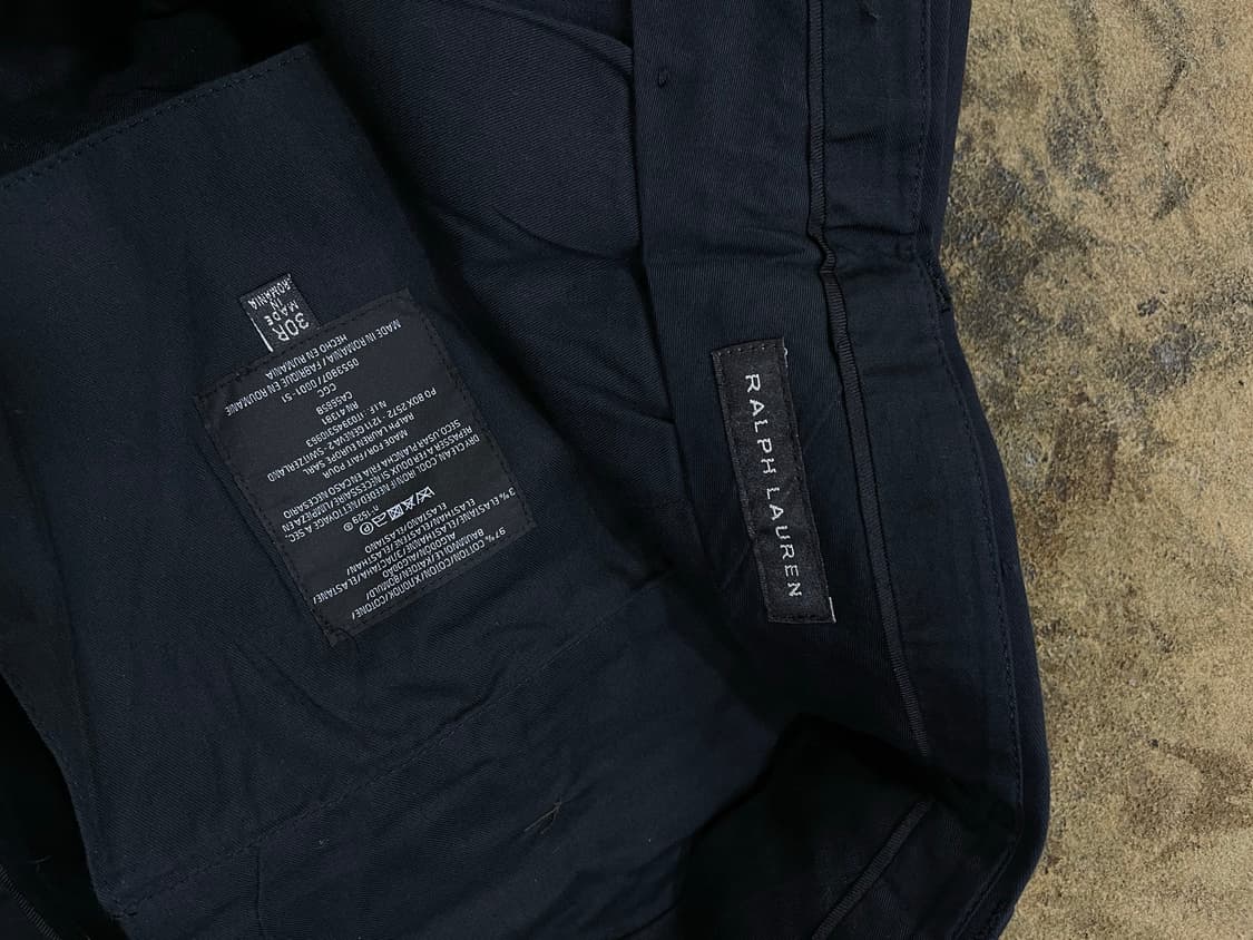 폴로랄프로렌(블랙라벨)/블랙 카고 슬렉스팬츠 상품이미지6