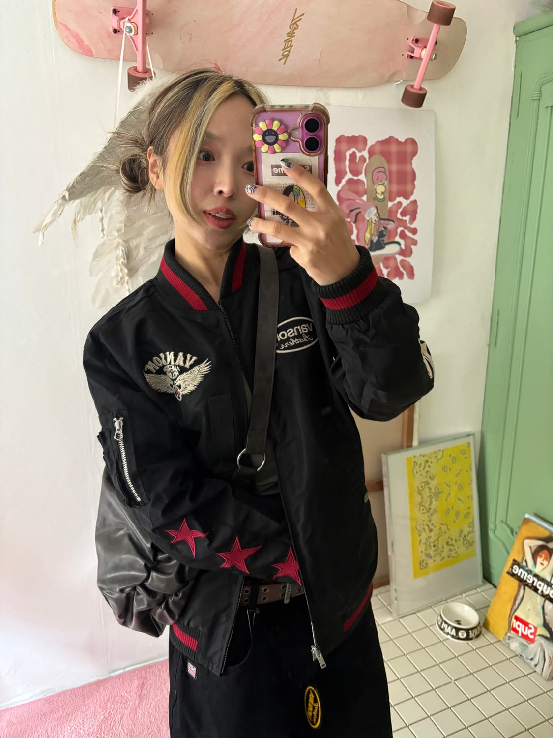 스터드 그레이 가방 상품이미지7