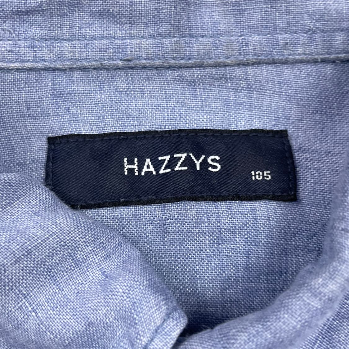 헤지스 블루 마100 긴팔 셔츠 105 상품이미지4