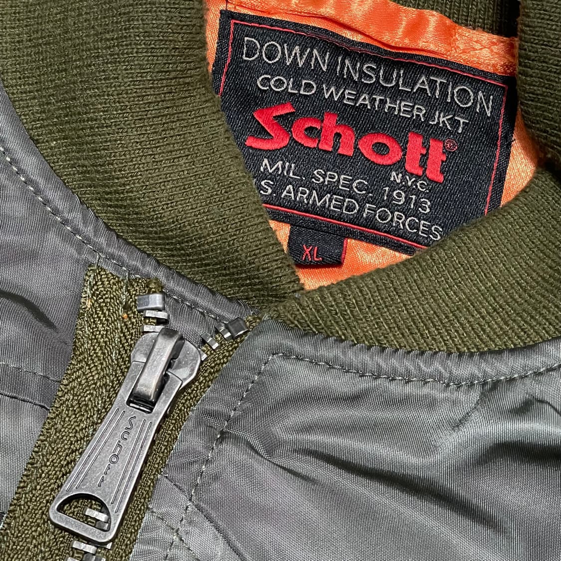 [XL] 쇼트 밀리터리 패치 봄버 자켓 ma1 상품이미지2