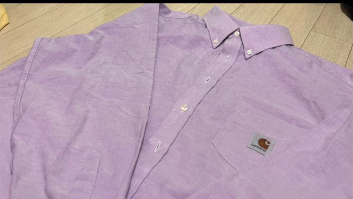 칼하트 연보라 긴팔셔츠 상품이미지3