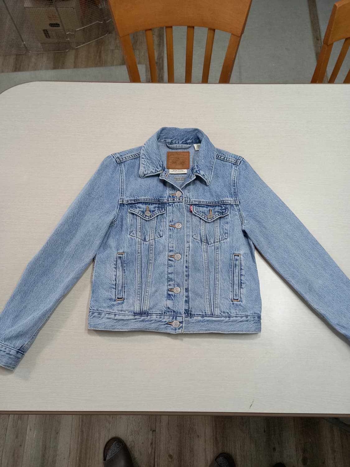 S85 리바이스 Primium 리오셀21% 데님자켓 연청 S-204 상품이미지1