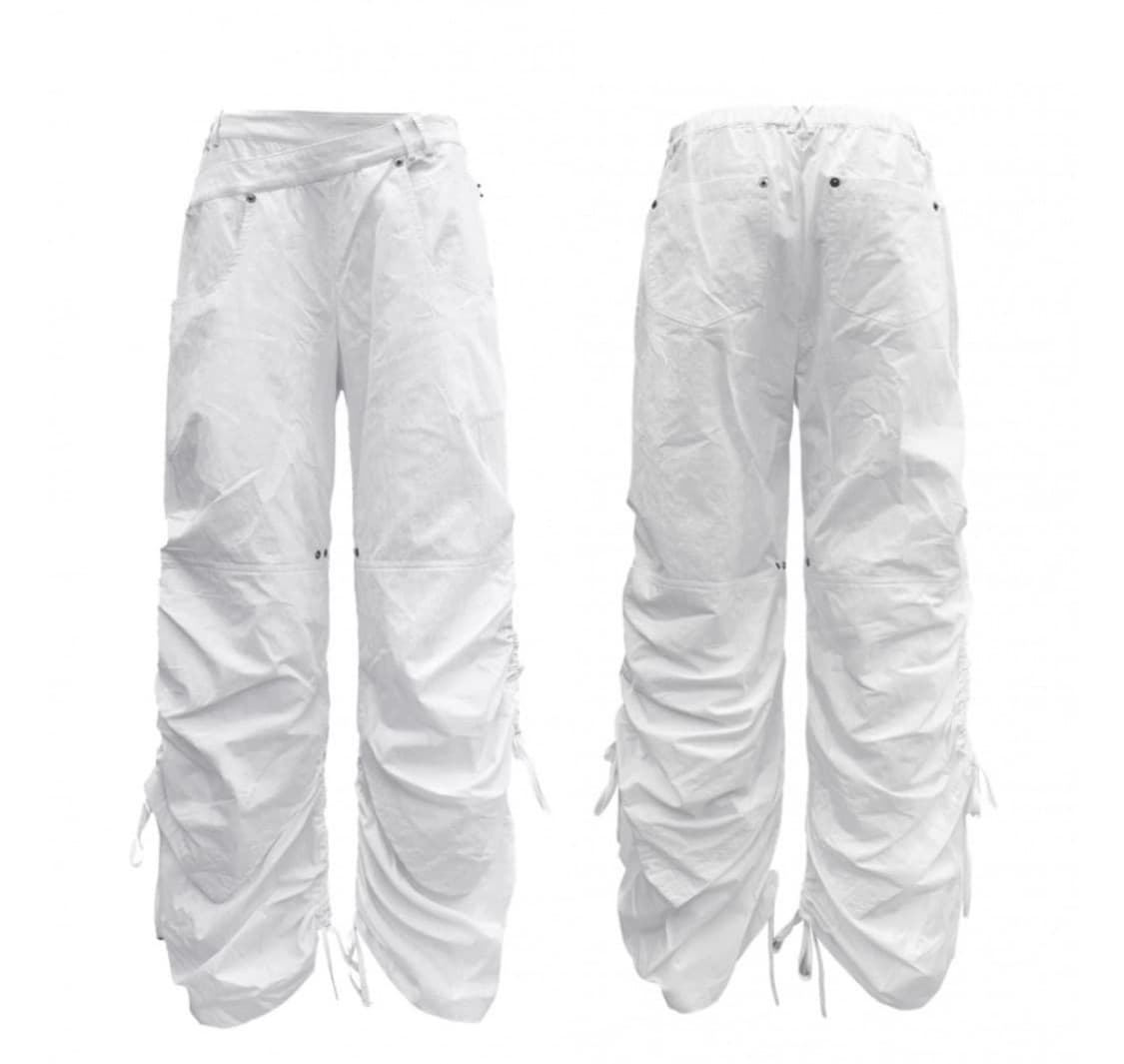 NACHE 나체 layered bounded pants (WHITE) 상품이미지1