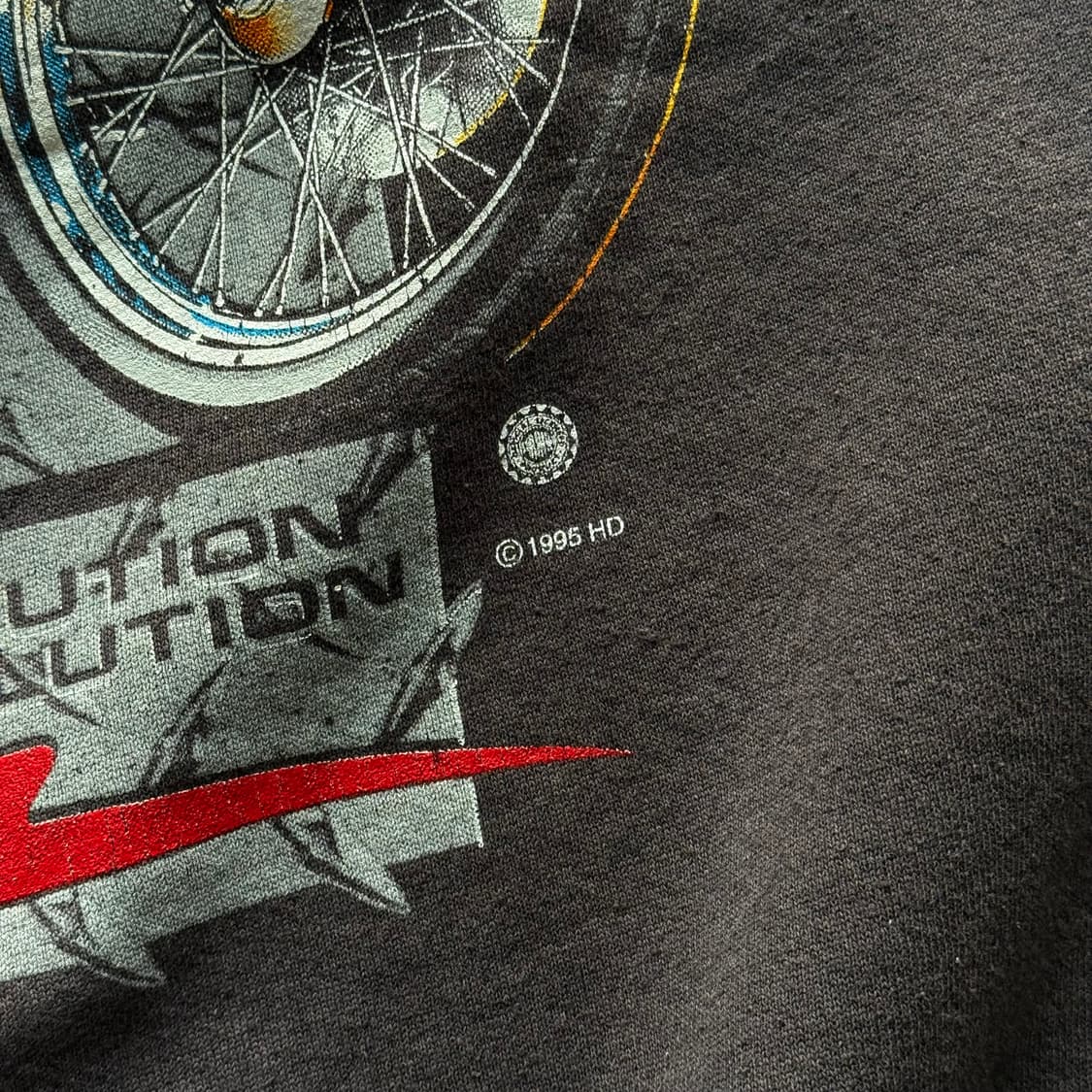 90s 할리 데이비슨 Evolution Revolution 스웻셔츠 상품이미지4