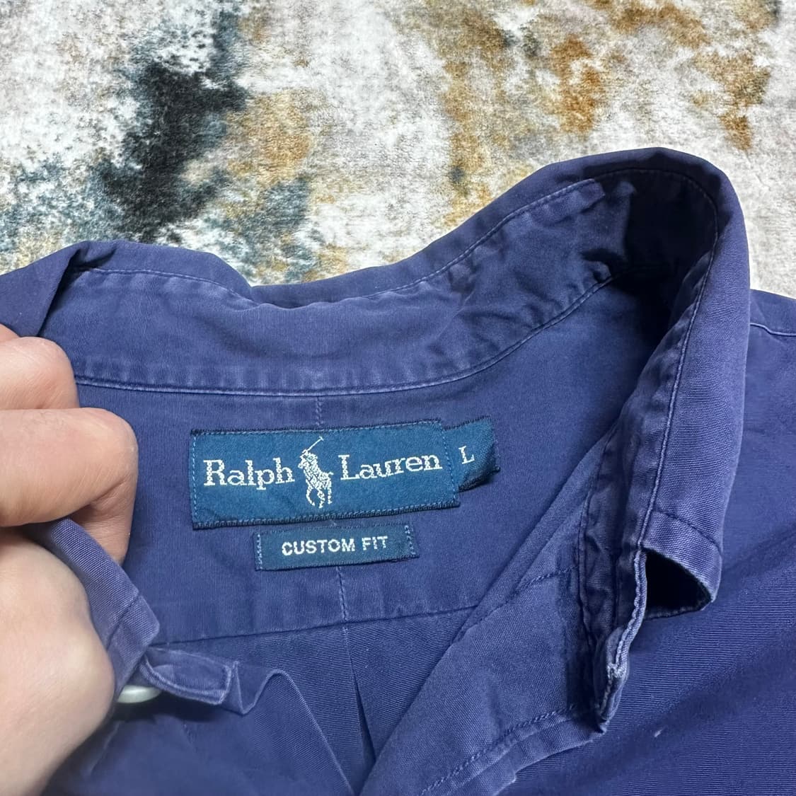 폴로 더블포니 네이비 셔츠 상품이미지4