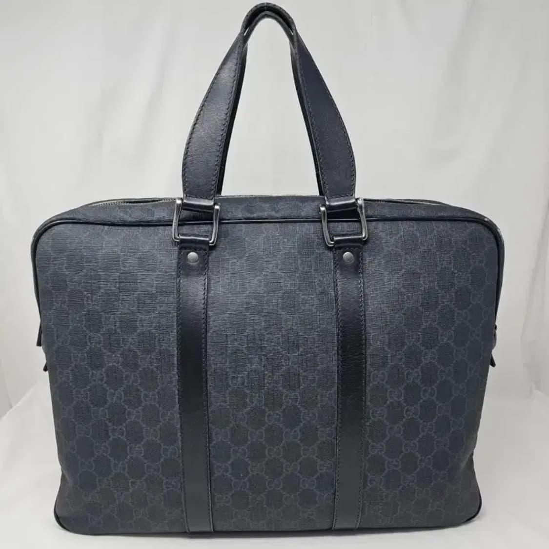 정품 구찌 GG 수프림 블랙 서류 가방 상품이미지7