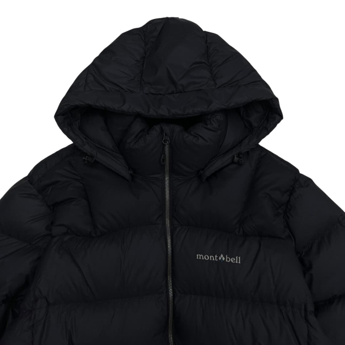 몽벨 미니로고 블랙 후드패딩 100 상품이미지7