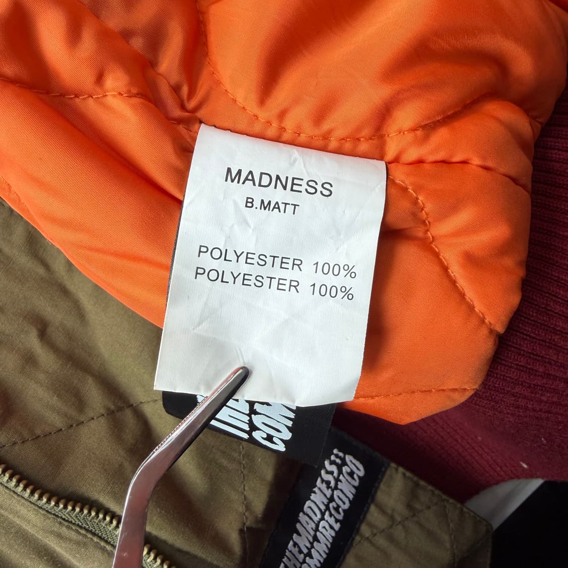 더 매드니스 pink drake ma-1 자켓 상품이미지6