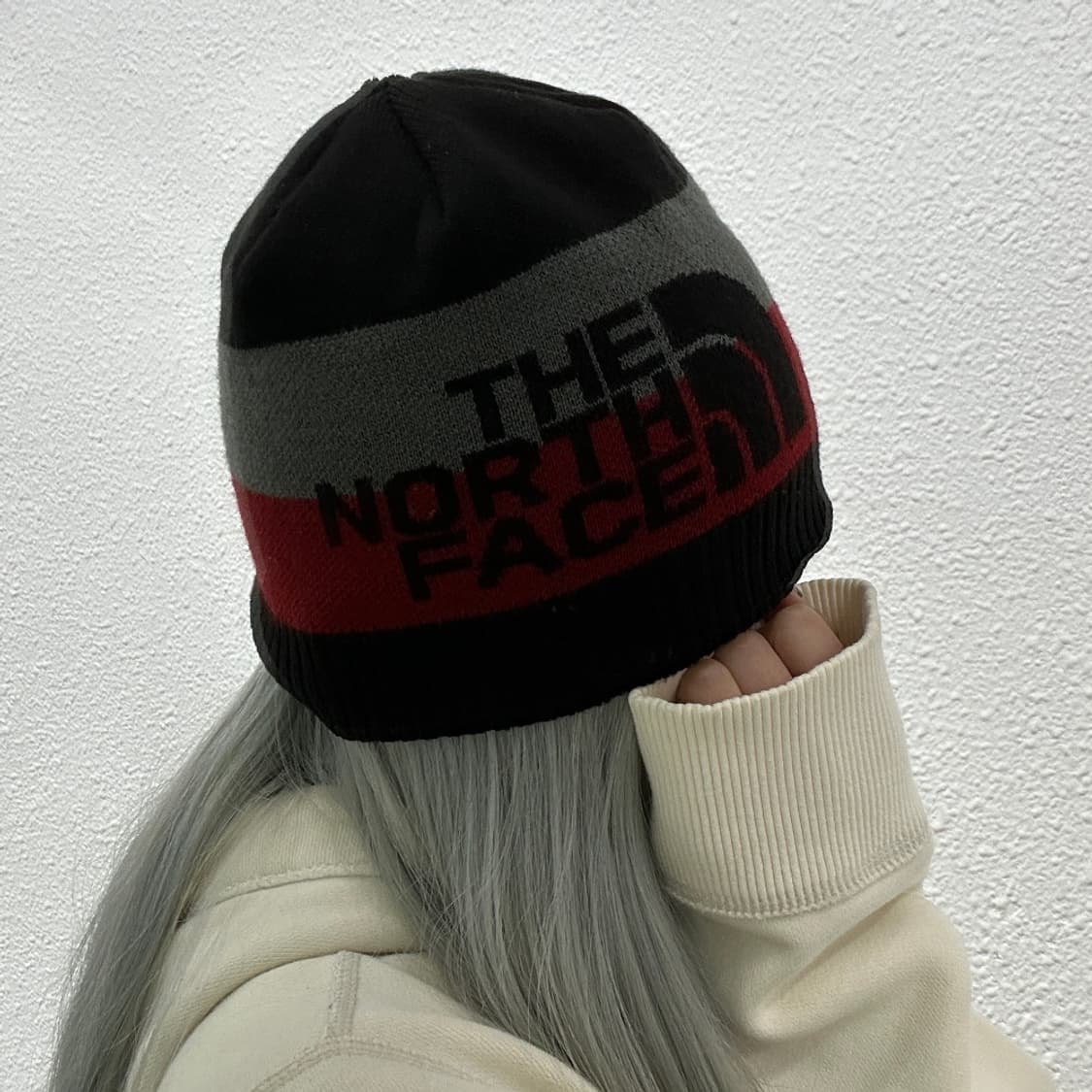 노스페이스 단가라 블랙 비니 상품이미지2