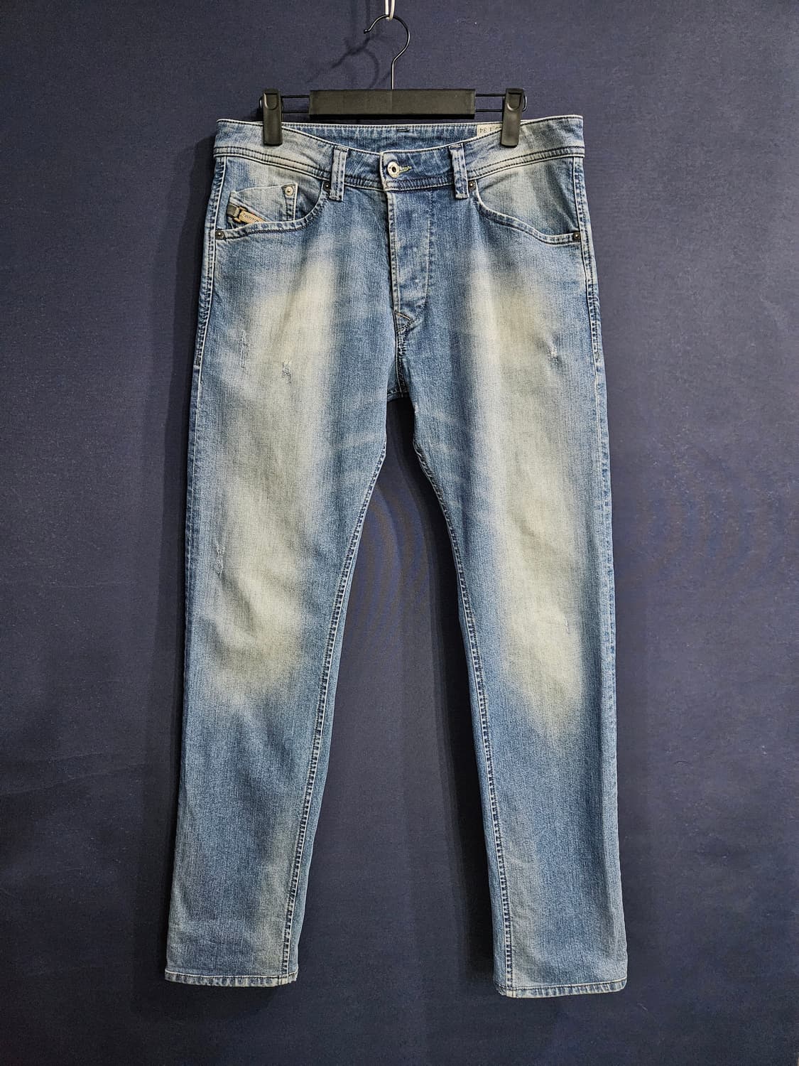 디젤 블루 남성 슬림핏 허리 31~32 데님팬츠  상품이미지1