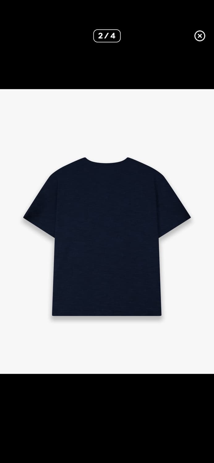 Les fin-t shirt navy 02사이즈 상품이미지2