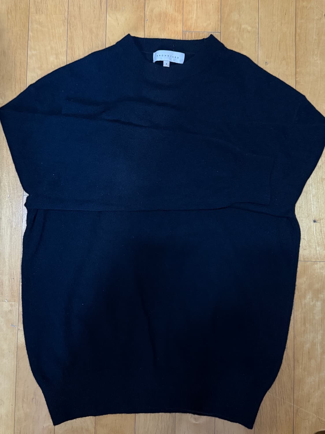 브라운야드 니트 (블랙 4사이즈) 상품이미지2