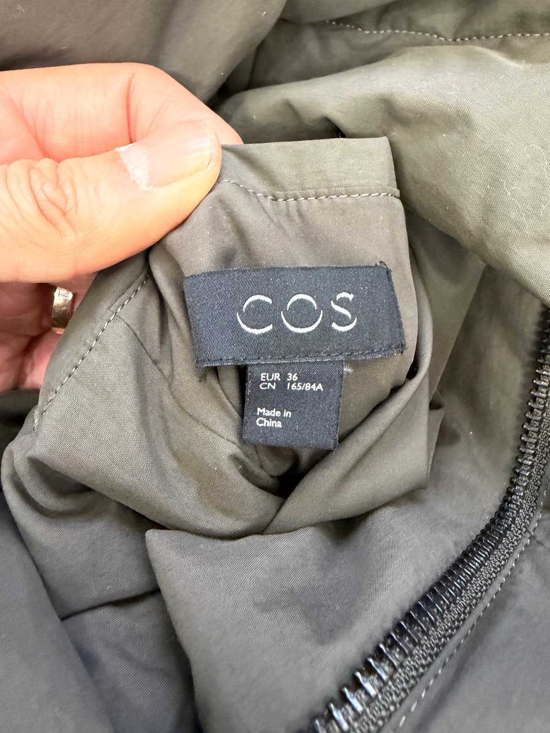 정품) COS 코스 여성 루즈핏 패딩 36 상품이미지6