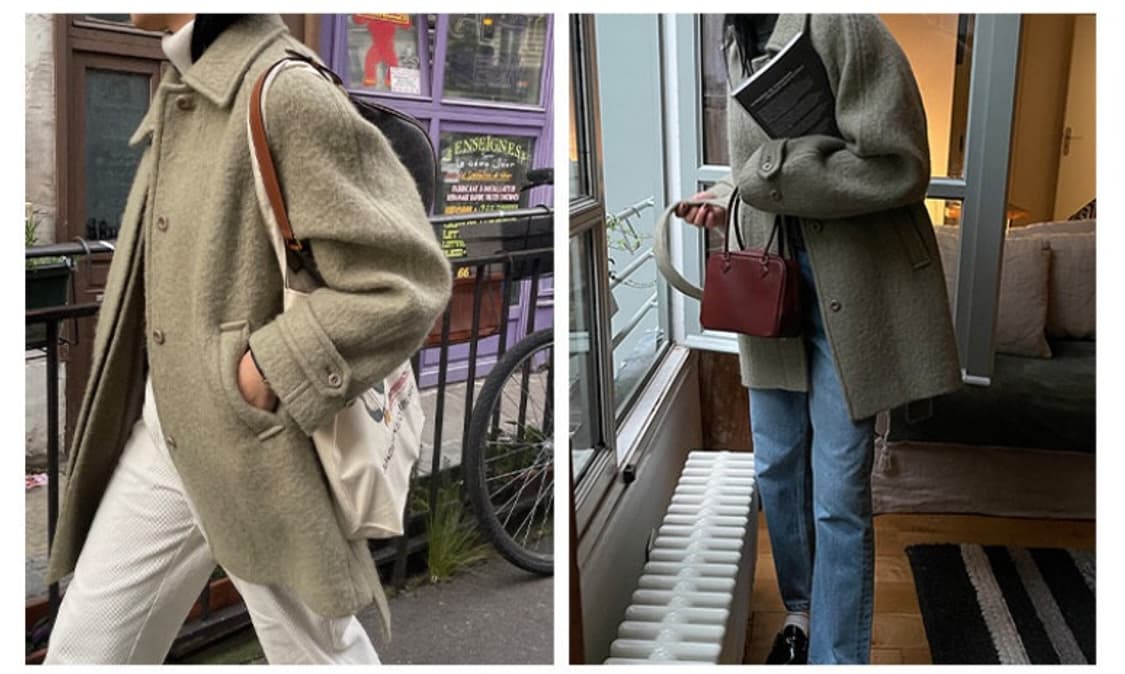 ORE Karen Boucle Mac Coat 상품이미지3