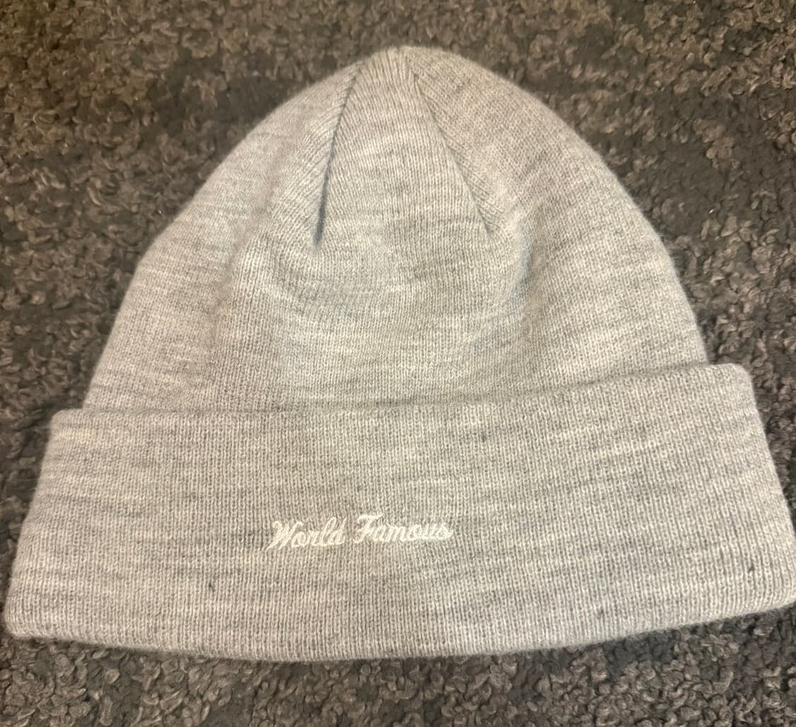 19FW슈프림 박스로고 비니 헤더 그레이 상품이미지2