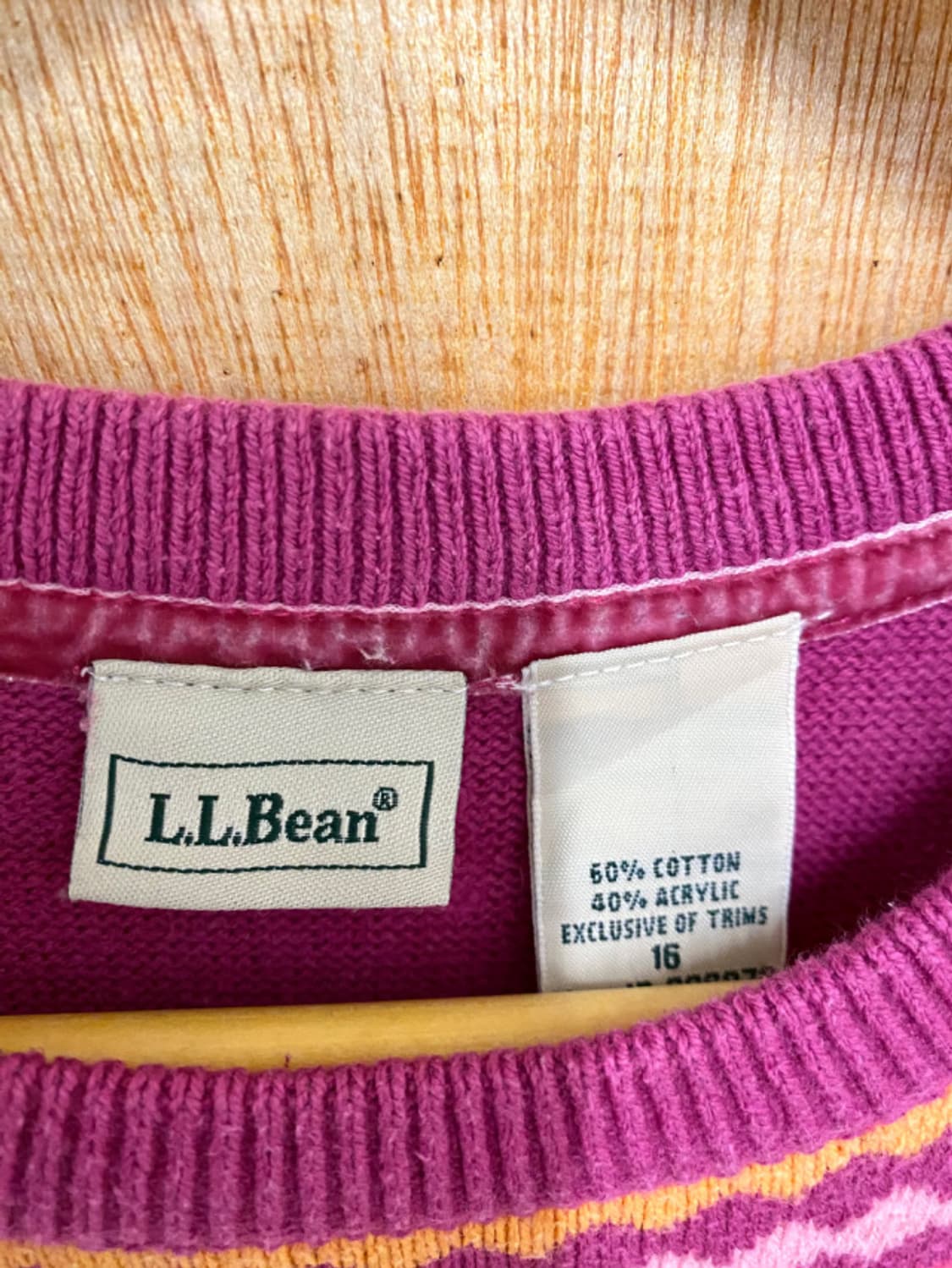 L.L. BEAN fair isle knit onepiece 페어아일 상품이미지7