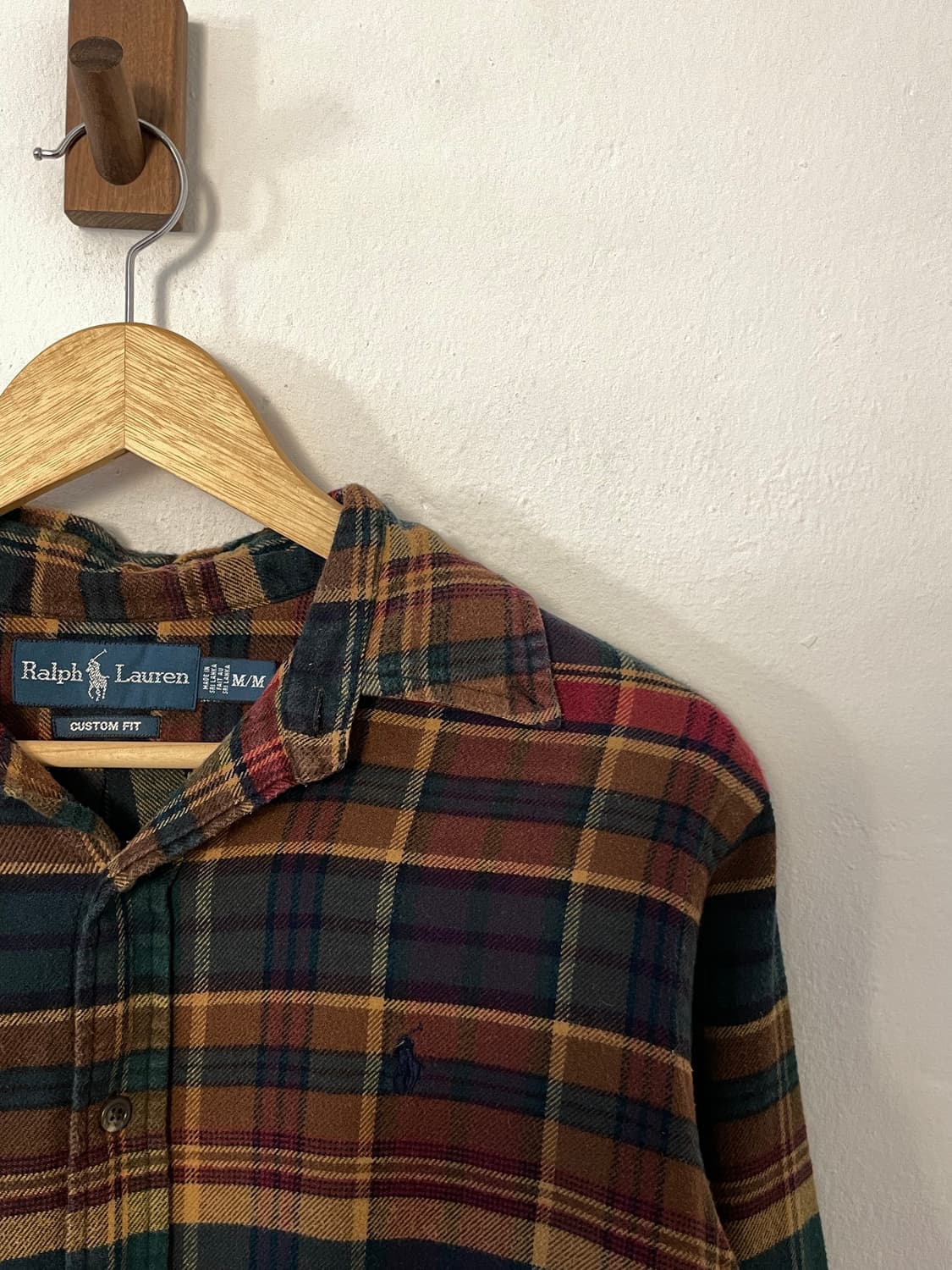 폴로 커스텀핏 체크 셔츠  상품이미지5