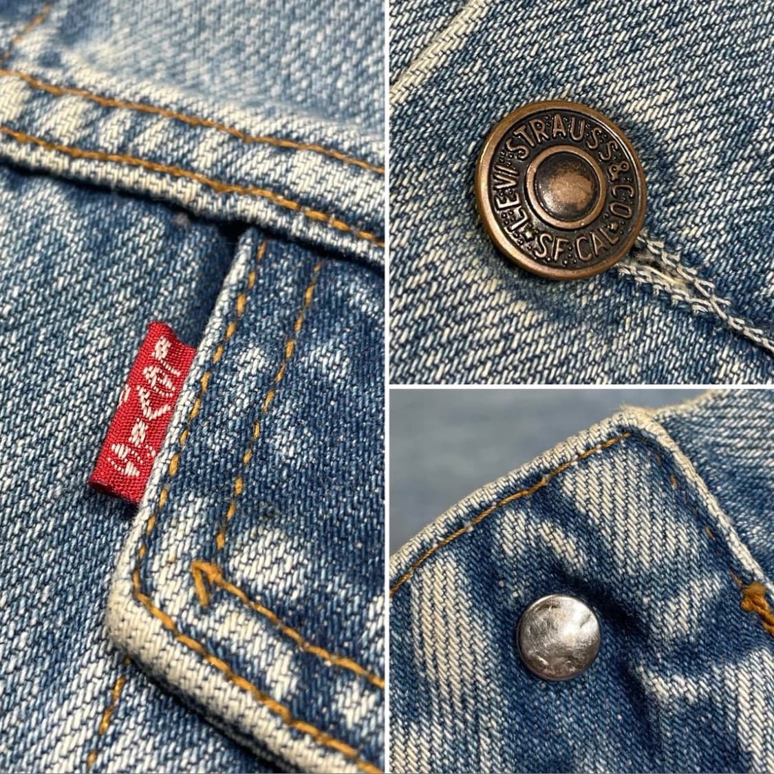 Levi‘s 90s 튀니지산 오리지널 70503-0210 Type-3  상품이미지5