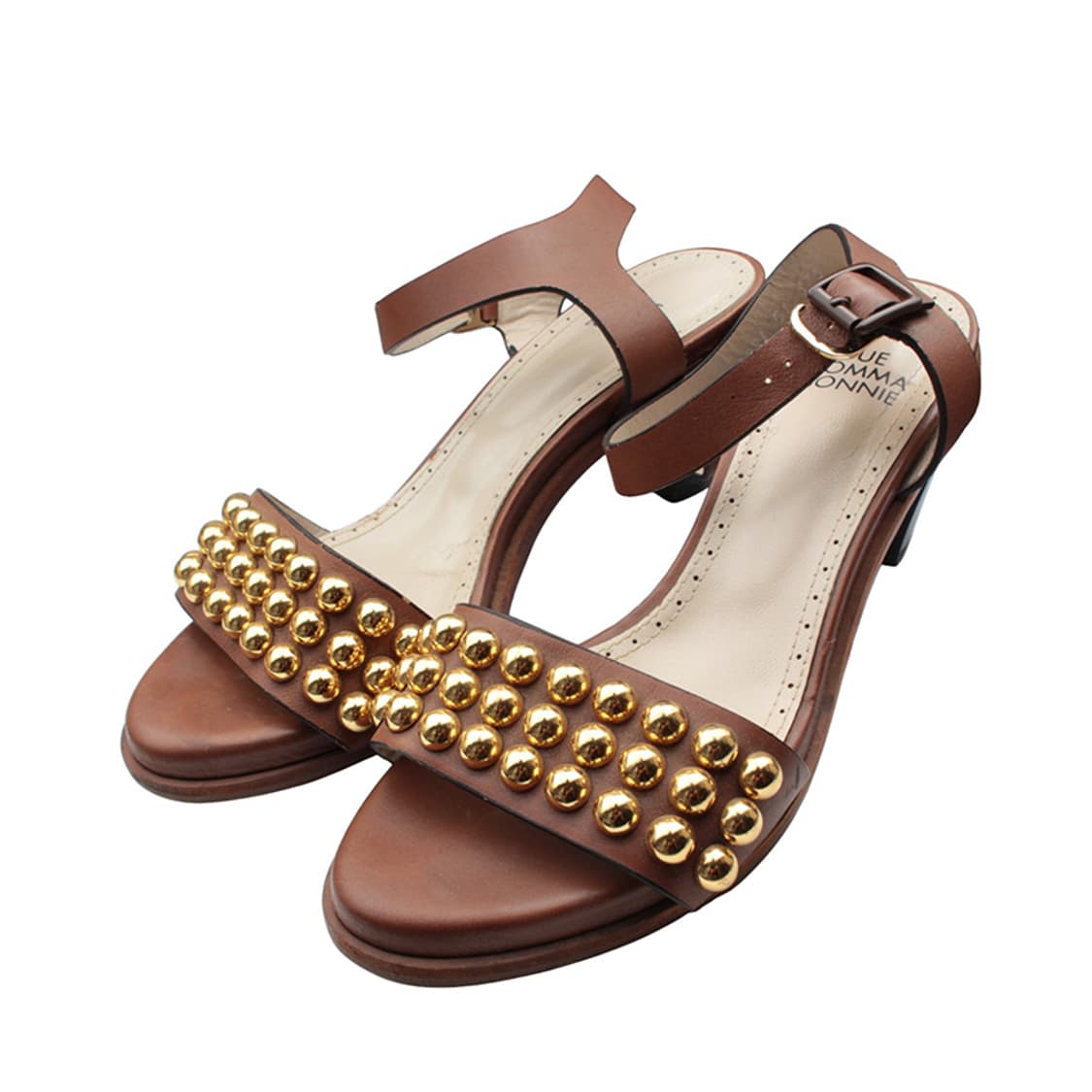 슈콤마보니 골드스터드 샌들 375 상품이미지1