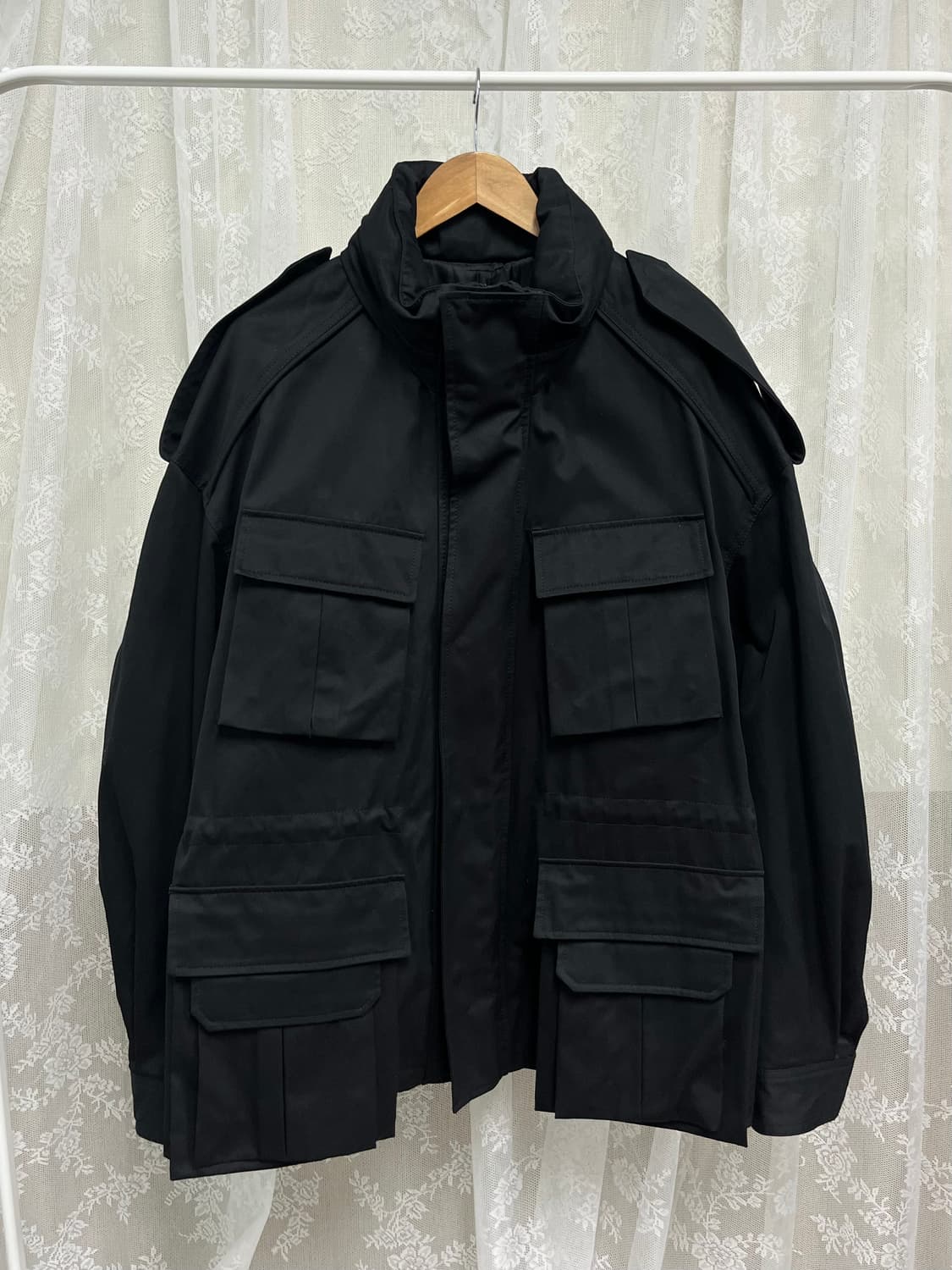 44) 준지 june.J 쉘파카 야상 블랙 상품이미지1