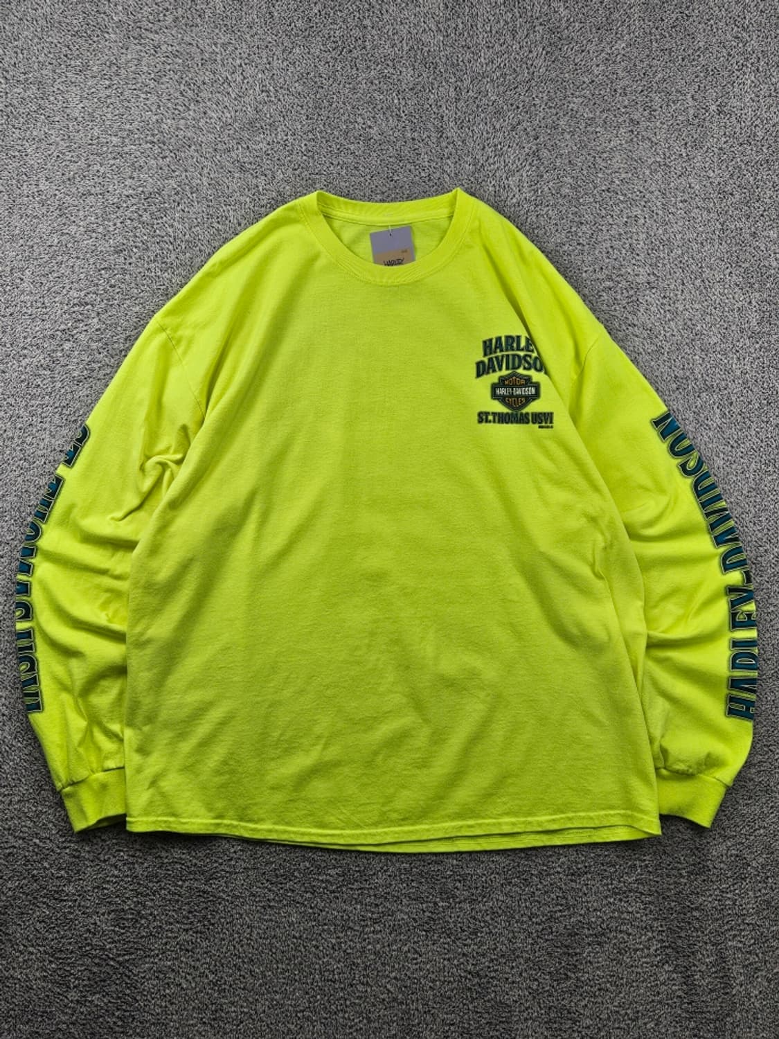 할리데이비슨 샬롯아말리에 세인트토머스 롱슬리브 (2XL추정)/ 11658 상품이미지2