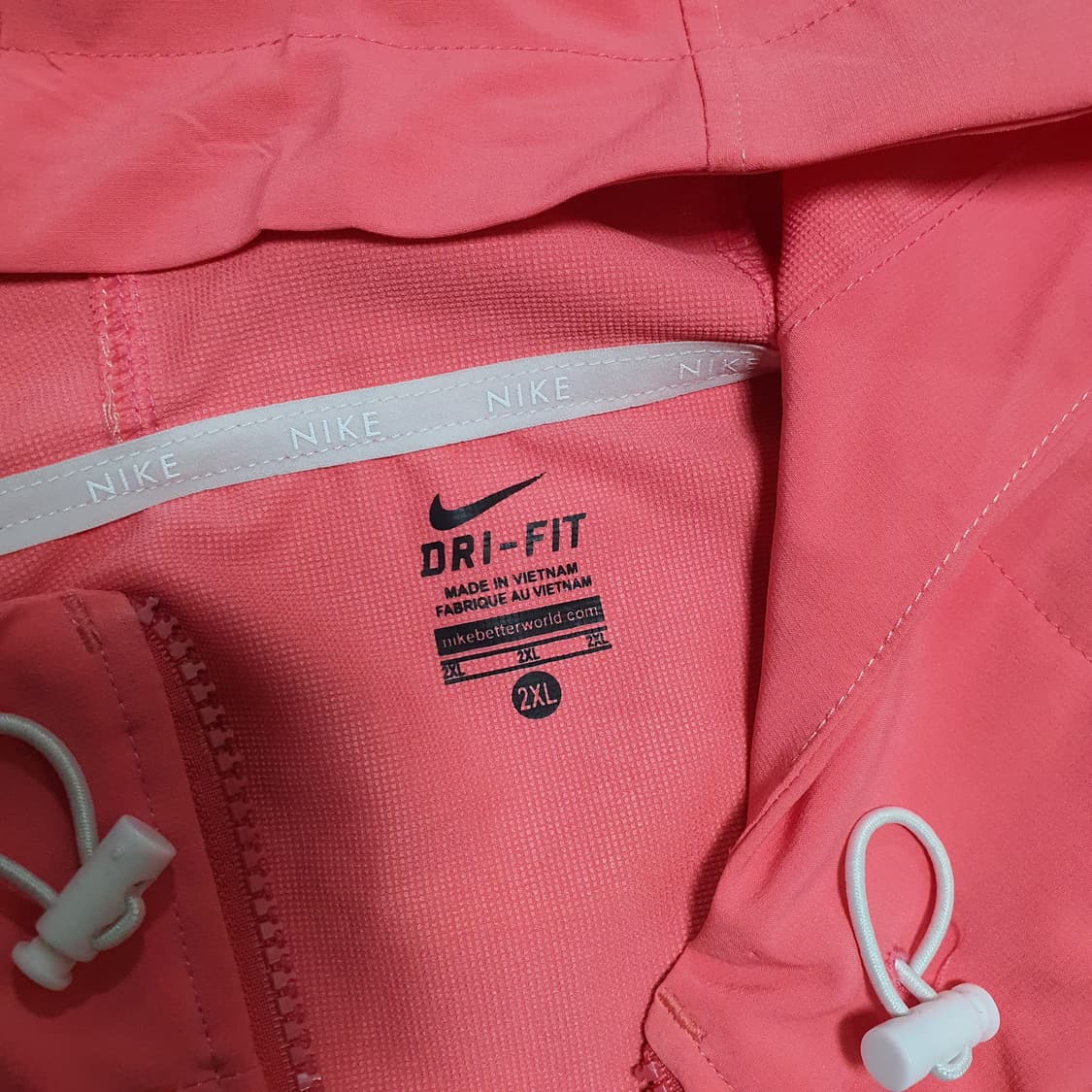 ✨ (바배) 나이키 핑크 후드 여성 바람막이 상품이미지3