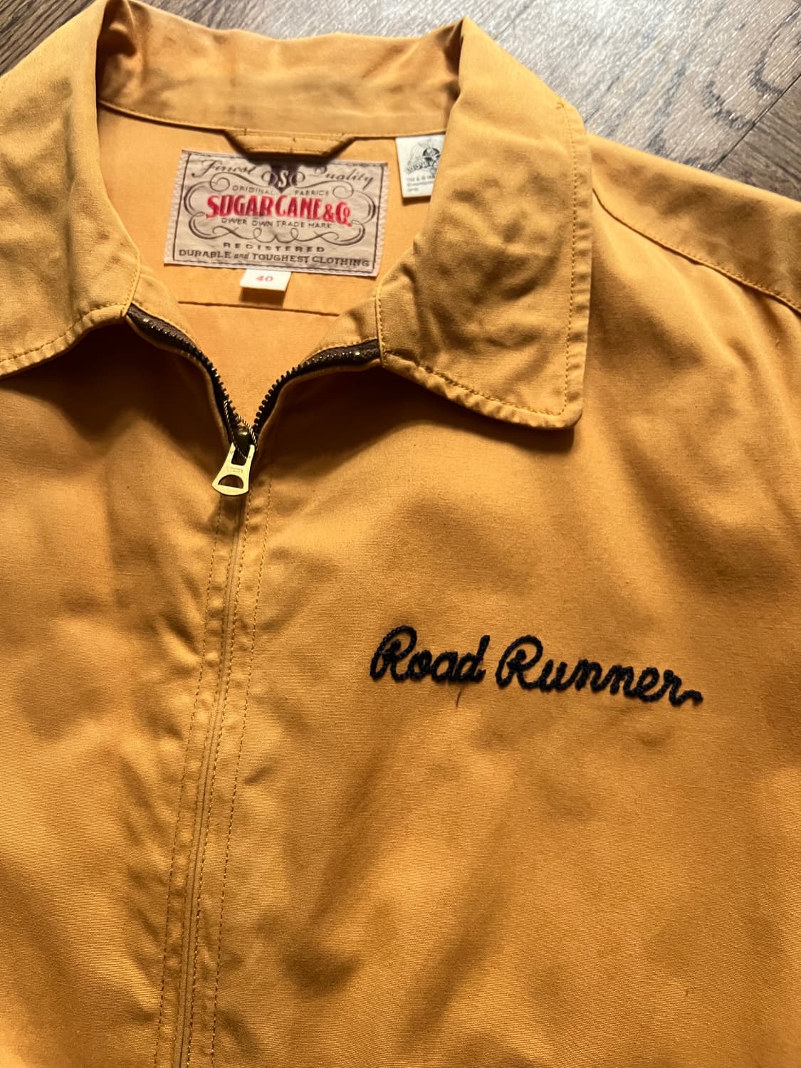 [40]Sugar Cane 슈가케인 루니툰 로드러너 스포츠 드리즐러 자켓 상품이미지4