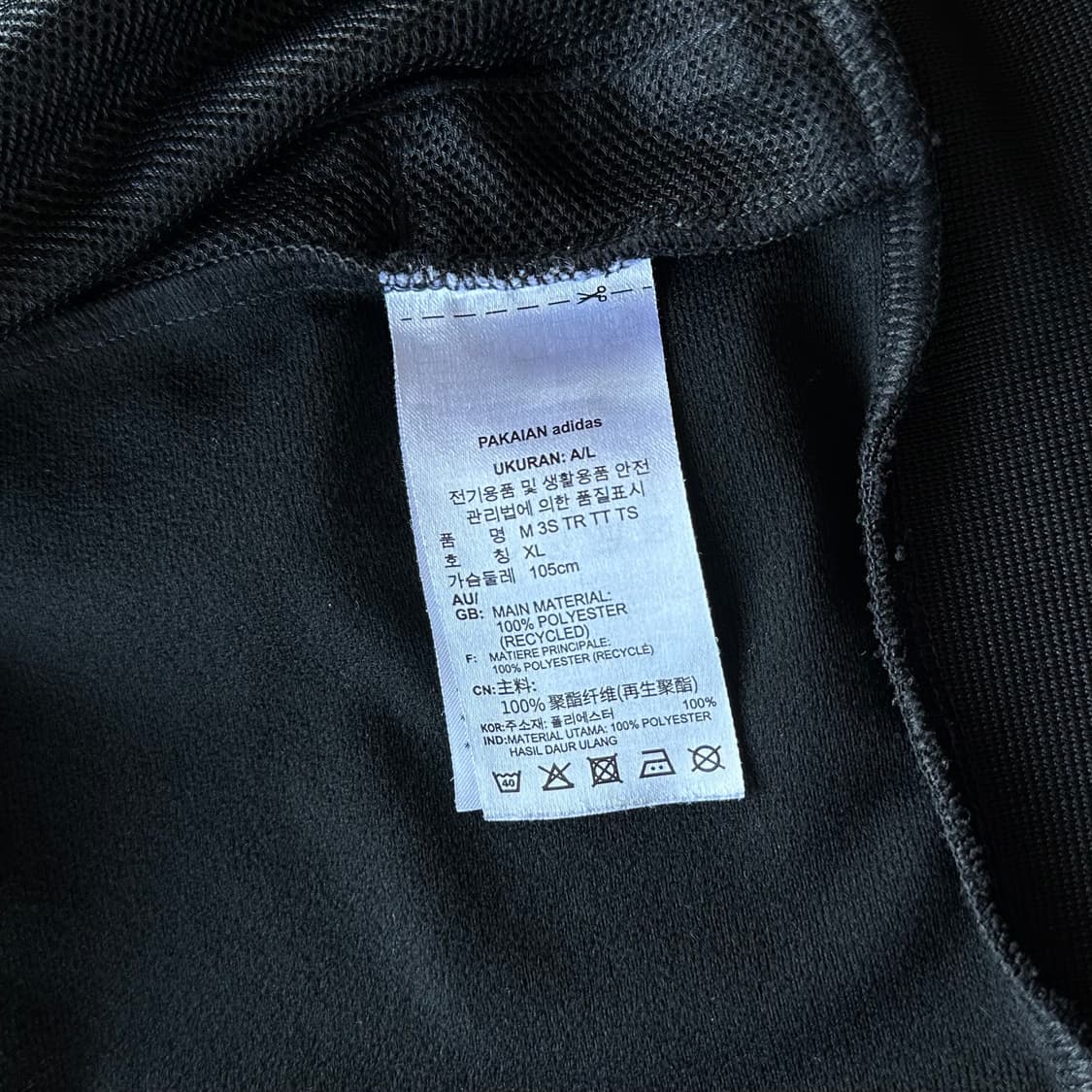 [XL]아디다스 클래식 블랙 트랙탑 져지 상품이미지6